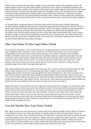 Cara Daftar Jadi Member.'/=$?~$!@+