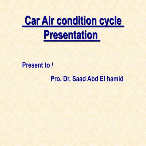 Car Air condition cycle.ppt