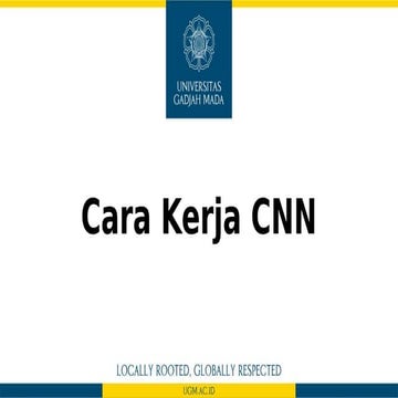 Perhitungan matematis CNN untuk Analisis Sentimen