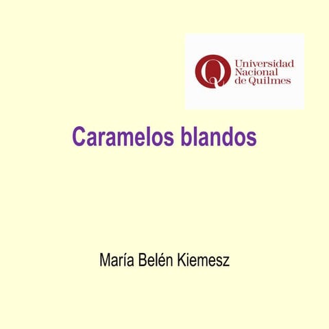 Caramelos blandos presentación
