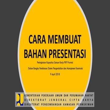 Cara Membuat Bahan Presentasi | PPT | Free Download