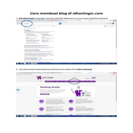 Cara membuat blog di idhostinger 