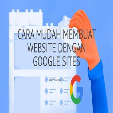 Cara Membuat Google Sites dengan menggunakan Akun Google