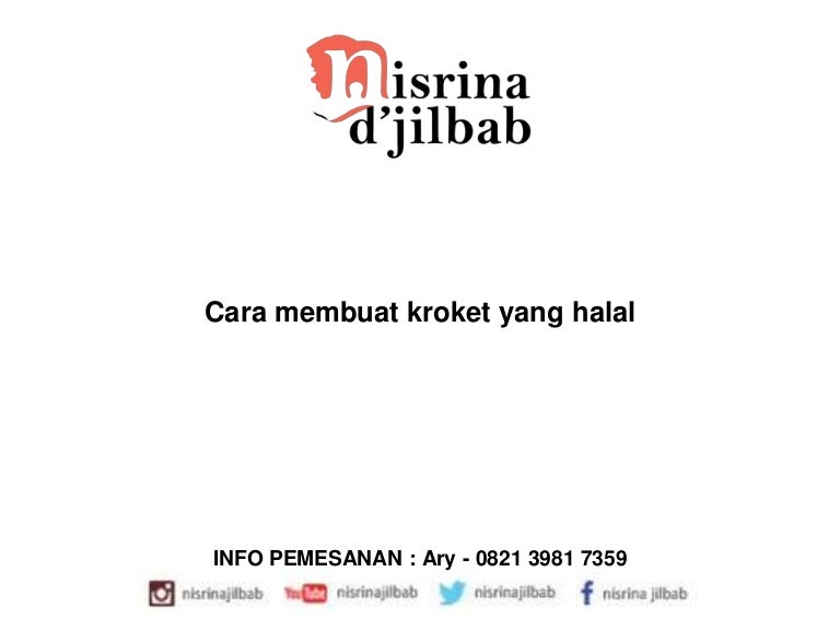 Cara membuat kroket yang halal Cara membuat kroket yang halal