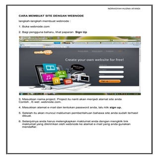 Cara membuat WEBNOTE