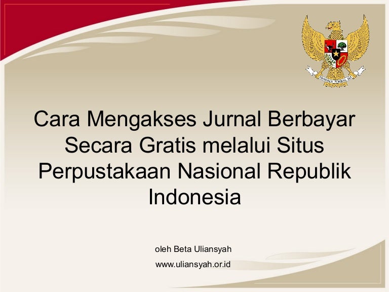 Cara Mengakses Jurnal Berbayar Secara Gratis Melalui Situs Perpustaka