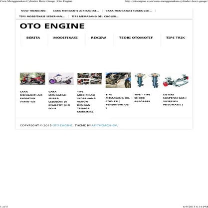 Cara menggunakan dial borgauge