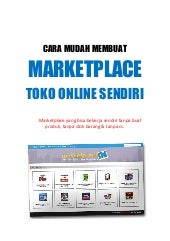 Cara mudah membuat marketplace toko...