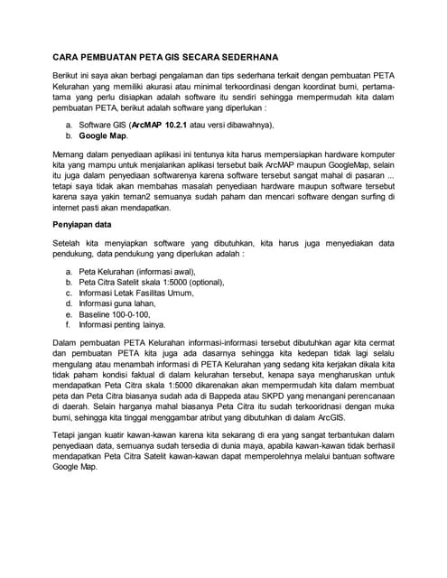 Pedoman Layout Peta Sesuai SNI - Indonesia National Standar of Mapping ...