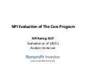 Cara Program Rating Summary