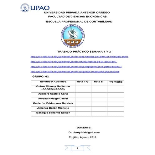 Caratula Gerencia Financiera Sem 1 y 2