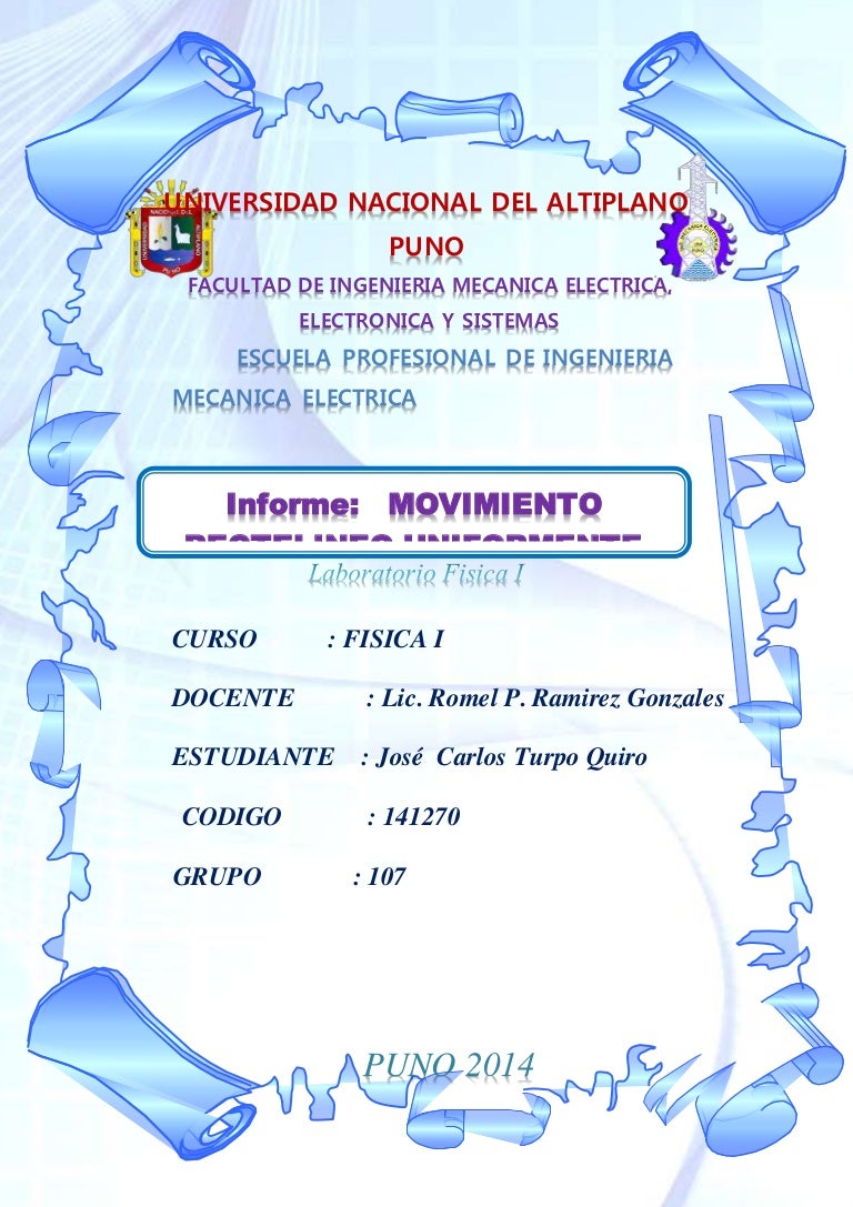 Caratula ingenieria mecanica jose carlos turpo