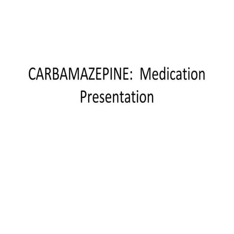 Carbamazepine public