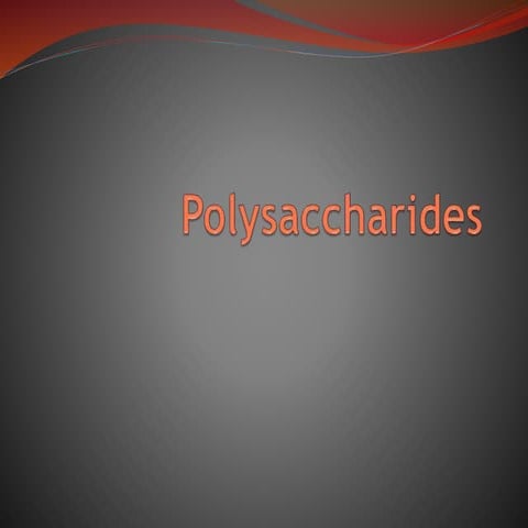 Carbo. polysaccharides