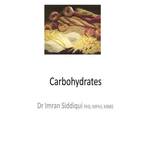 Carbohdrates 2013