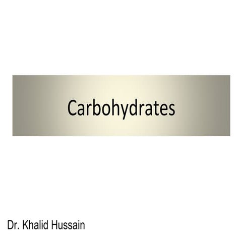 Carbohydrate 1