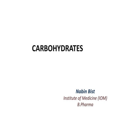 Carbohydrate