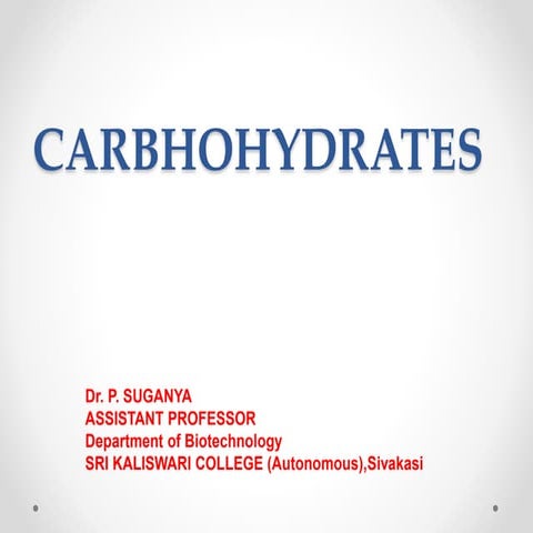 Carbohydrates