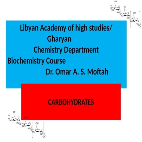 carbohydrates carbohydrates    carbohydrates .pptx