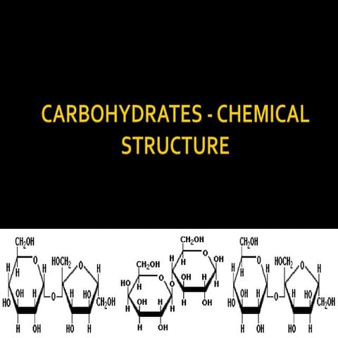 Carbohydrates   chemical structure