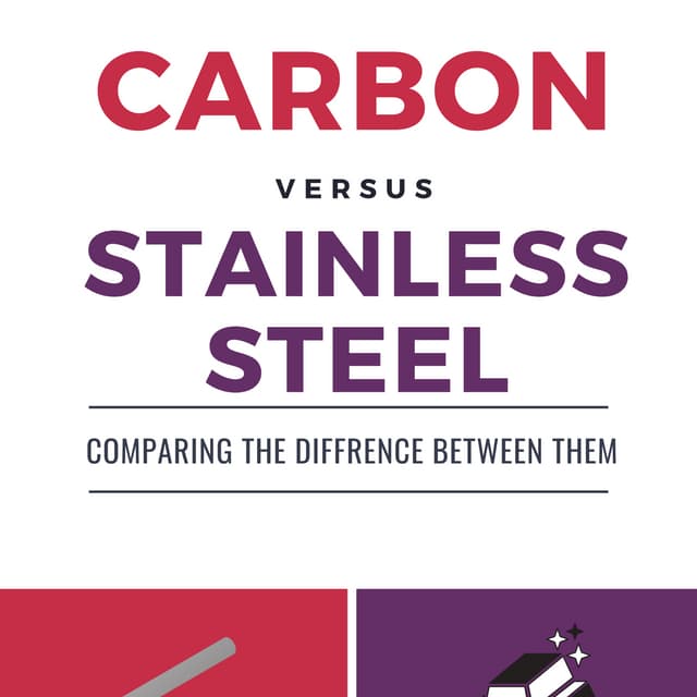 What are the difference between Carbon Steel and stainless steel?