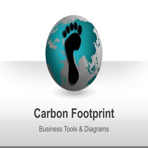 Carbon footprint - an editable PPT