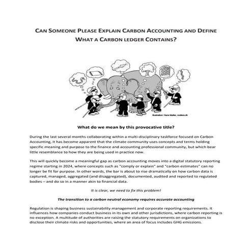 trace carbon accounting