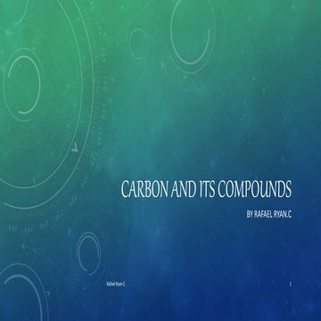 Carbon and its compounds [autosaved]
