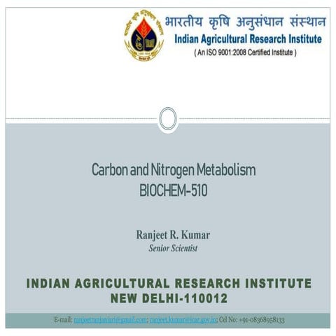 Carbon and Nitrogen Metabolism-Lecture-1 (2).pptx