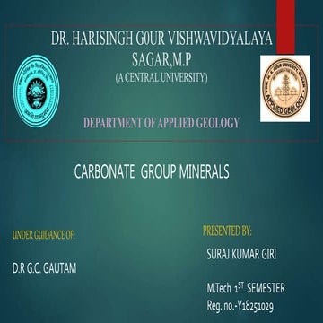 Carbonategroup of  mineral