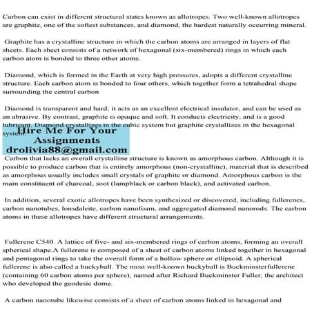 Carbon can exist in different structural states known as allotropes..pdf