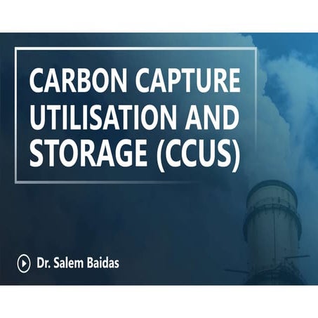 Carbon Capture Utilisation and Storage | PDF