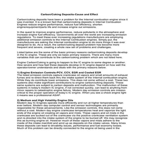 Carbon deposits cause and effect        final edited                   %2
