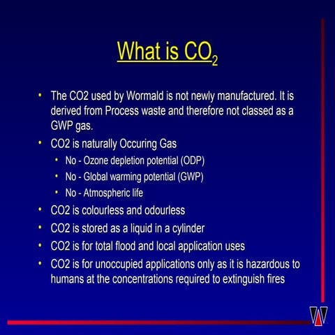 Carbon dioxide fire suppression