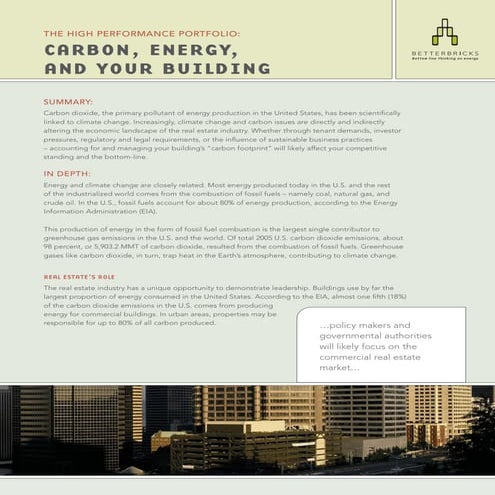 Climate Change: Implications for Buildings | PDF
