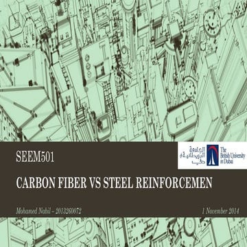 Carbon fiber vs steel reinforcement