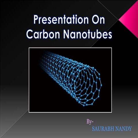Carbon nanotubes ppt