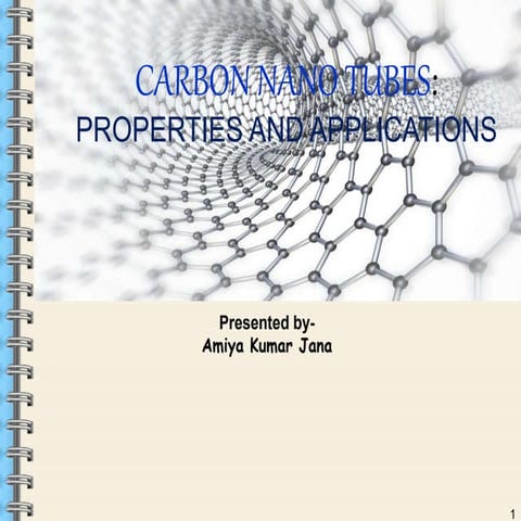 Carbon nanotubes  properties and applications
