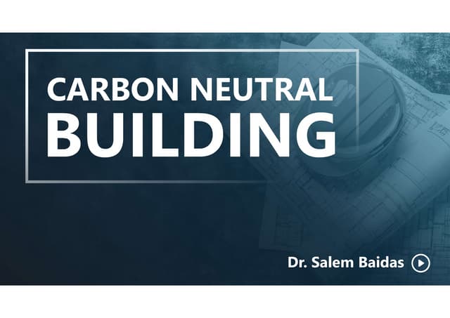 Carbon Neutral Building | PDF