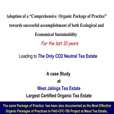 Carbon neutral - Dr. Ranjan Bera