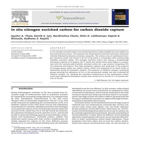 Insitu CO2 capture from various flue gas