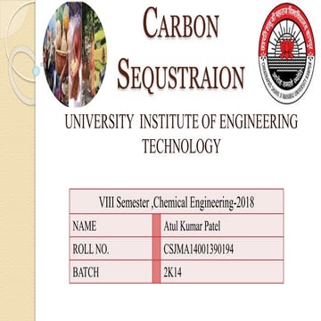 Carbon sequestraion