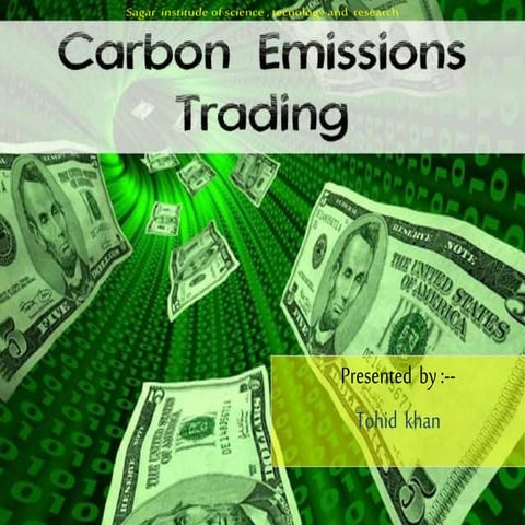 Carbon trading ( a brief view  )