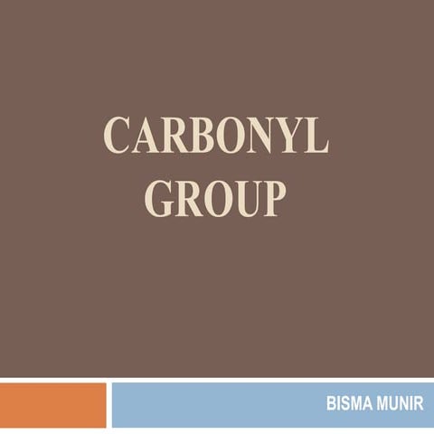 Carbonyl group
