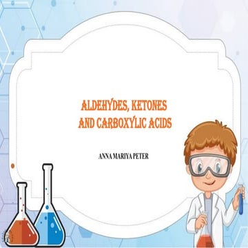 Aldehydes, ketones and carboxylic acids for class 12