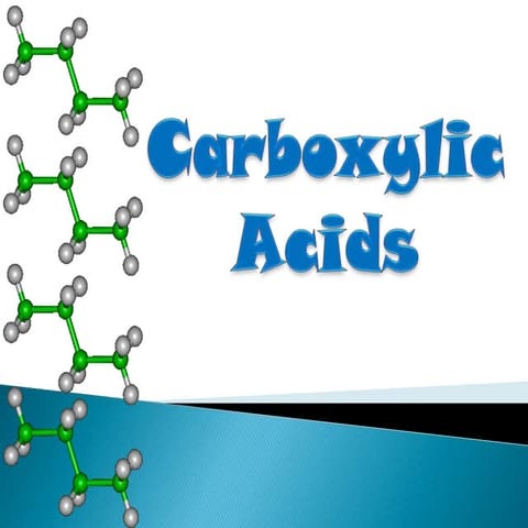 Carboxylic acids 