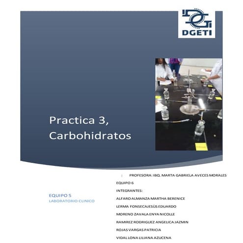 Practica No. 3 Bioquimica