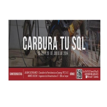 Carbura tusql sesion2_slideshare