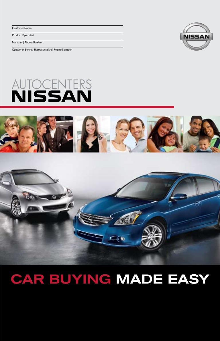 Car Buying Booklet AutoCenters Nissan Wood River, IL