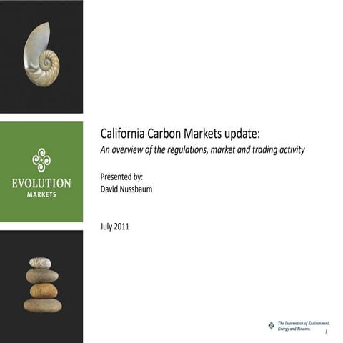 Car California Carbon Markets July 2011 Final